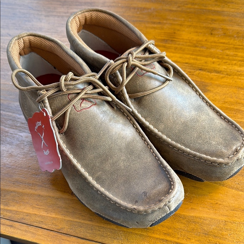 Twisted Boots Mens Driving Mocs D Toe Boots